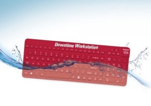 Man ECOOL/R5 Red Waterproof, Silicone, Sealed Medical Grade Keyboard F