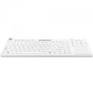 Man RCTLP/W5 Reallycool Touch Keyboard - Hygienic White, Usb, Full-siz