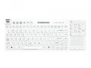 Man RCTLP/W5-LT Reallycool Touch Keyboard - Hygienic White, Usb, Full-