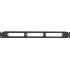 Black JPMT-FIBER-3 40pk Economy Blank Fiber Optic  Patch Panel