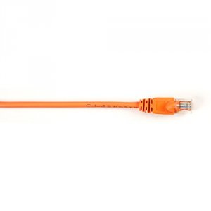 Black CAT6PC-006-OR Cat6 Value Line Patch Cable, Stranded, Orange, 6-f