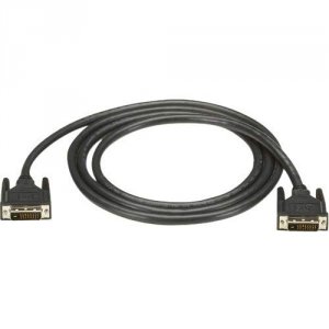 Black EVNDVI02-0003 Digital Visual Interface (dvi) Cable, Dvi-d Male, 