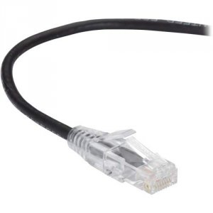 Black C6APC28-BK-02 Slim-net Cat6a 28-awg 500-mhz Stranded Ethernet Pa