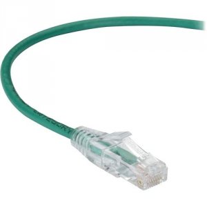 Black C6APC28-GN-03 Slim-net Cat6a Patch Cable Green 3ft