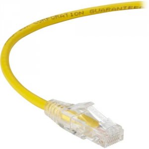 Black C6APC28-YL-02 Slim-net Cat6a 28-awg 500-mhz Stranded Ethernet Pa