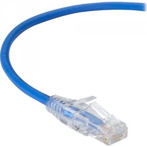 Black C6APC28-BL-03 Slim-net Cat6a Patch Cable Blue 3ft