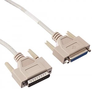 Black BC00705 Db25 Extension Cable, Db25 Male, Db25 Fe