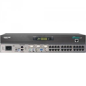 Black KV1424A-R2 Catx Kvm Switch With Ip