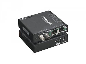 Black LBH100AE-H-ST Hardened Media Converter Switch, 10-100