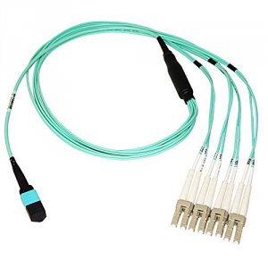 Axiom MP8LCOM3R7M-AX Mpo Female To 4 Lc Multimode Om3 50125 Fiber Opti