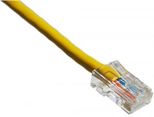 Axiom C5ENB-Y25-AX 25ft Cat5e 350mhz Patch Cable Non-booted (yellow)