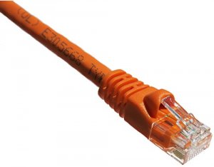 Axiom C5EMB-O10-AX 10ft Cat5e 350mhz Patch Cable Molded Boot (orange)