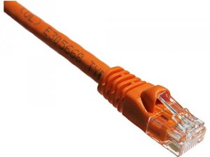 Axiom C5EMB-O25-AX 25ft Cat5e 350mhz Patch Cable Molded Boot (orange)