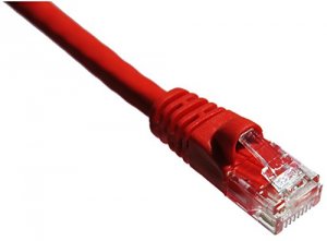 Axiom C5EMB-R1-AX 1ft Cat5e 350mhz Patch Cable Molded Boot (red)