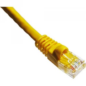 Axiom C6MBSFTPY6IN-AX 6-in Cat6 Shielded Cable (yellow)