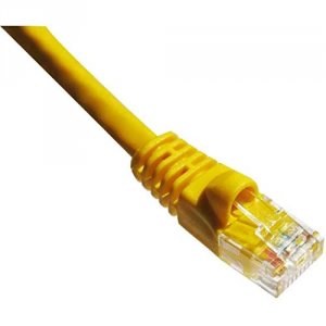 Axiom C6AMB-Y4-AX 4ft Cat6a 650mhz Patch Cable Molded Boot (yellow)