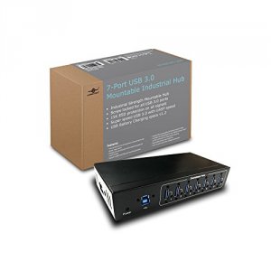 Vantec UGT-DH107U3 7-port Usb 3.0 Mountable Industrial Hub With Power 