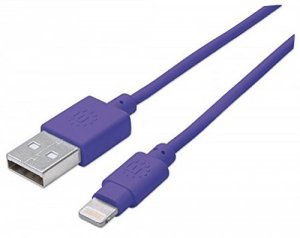 Manhattan 394239 3ft Purple Lightning Cable