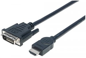 Manhattan 372527 15 Ft Hdmi M-dvi-dm, Dual Link