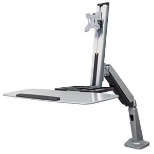 Manhattan 461436 Universal Single Sit-stand Workstation