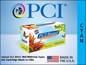 Pci CLI-221C-PCI Canon Cli-221 Cyan Ink Cartridge - Compatible Replace