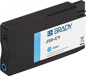 Brady J50-CY Ink Cartridge - Cyan - Jet J5000