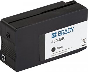 Brady J50-BK Ink Cartridge - Black - Jet J5000