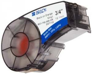 Brady M21-750-595-OR Bmp21 Series Indooroutdoor Vinyl Labels, 0.75 In 