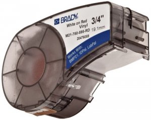 Brady M21-750-595-RD Bmp21 Series Indooroutdoor Vinyl Labels Cart M21 