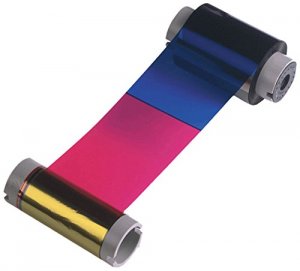 Brady 3324-0801 Fargo Ribbon For Dtc550, Ymckok Full Color W2 Resin Bl