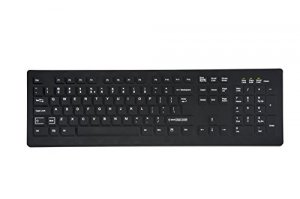 Tg3 KBA-CK104S-BNUN-US Cleanable Sealed Black Keyboard; 104 Key Withst