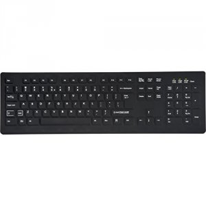 Tg3 KBA-CK104S-WNUN-US Cleanable Sealed White Keyboard; 104 Key Withst