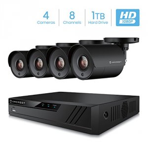 Amcrest AMDV20M8-4B-B Amcrest 2-megapixel 8ch Dvr Kit (black)