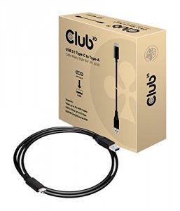 Club CAC-1523 Usb 3.1 Type-c To Usb-a Cable Connects Your Notebooktabl