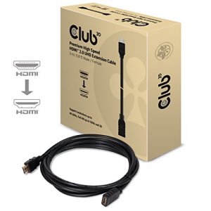 Club CAC-1321 Hdmi2.0 M_f Ext Cable 4k60hz 3m9.8ft