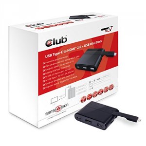 Club CSV-1534 Sensevision Usb 3.0-c To Hdmi 2.0 And Usb 2.0 Mini Dock 