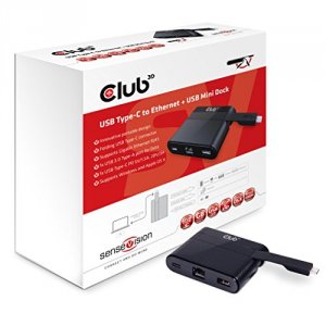 Club CSV-1530 Sensevision Usb 3.0 Type-c To Ethernet(rj45)  Usb. Mini 