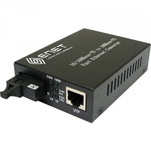 Enet ENMC-FETP-SMF 1x 10100base-t Power Over Ethernet (poe) Rj45 To 1x