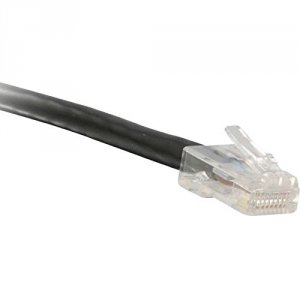 Enet C5E-BK-NB-2-ENC Cat5e Black 2 Foot Non-booted (no Boot) (utp) Hig