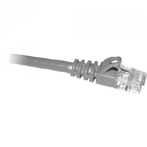 Enet C6-GY-1-ENC Cat6 Gray 1 Foot Patch Cable With Snagless Molded Boo