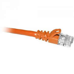 Enet C6-OR-6IN-ENC Cat6 Orange 6 Inch Patch Cable With Snagless Molded