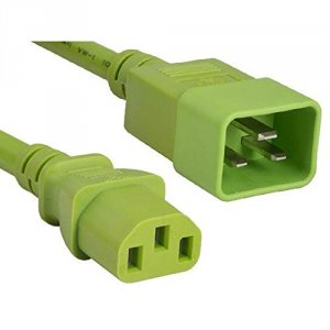 Enet C13C20-GN-6F-ENC C13 To C20 6ft Green Power Cord