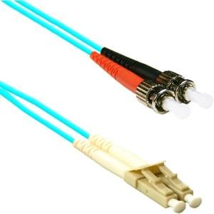 Enet STLC-10G-25M-ENC St To Lc 25m Om3 Aqua Patch Cable