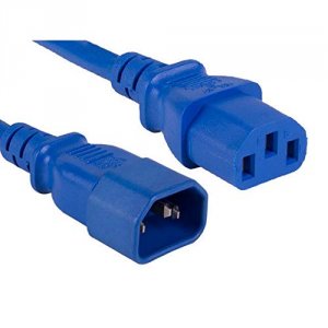 Enet C13C14-BL-8F-ENC C13 To C14 8ft Blue Pwr Extension Cord