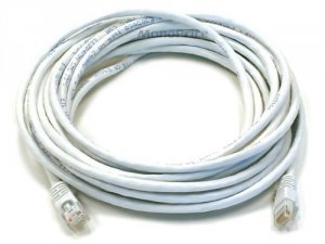 Monoprice 5015 Cat6 24awg Utp Ethernet Network Patch Cable, 20ft White