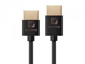 Monoprice 13590 Slim 18gbps Active Hdmi Cable, 6ft Black