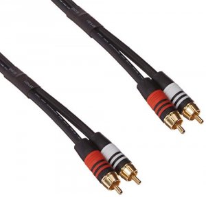 Monoprice 5346 Rca Plug2rca Plug Mm 1.5ftcable-black