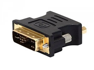 Monoprice 2396 Dvi-a Dual Link Male To Hd15(vga) Female Adapter (gold 