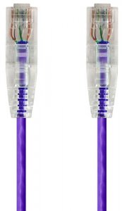 Monoprice 14809 Slimrun  Cat6 Utp Cable-3ft Purple