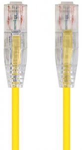 Monoprice 13512 Slimrun  Cat6 Utp Cable-6-inch Yellow